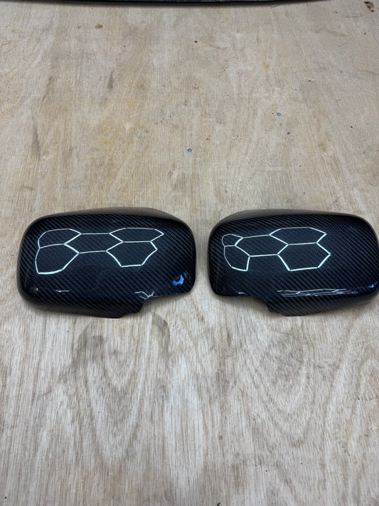 Evo 7-8-9 carbon mirror covers